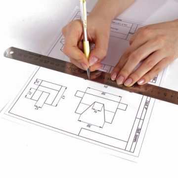 Линейка 30см металлическая BRAUBERG 1/20/200