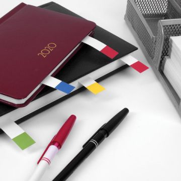 Закладки клейкие бумажные 75х14мм 4цв х100л BRAUBERG 1/48 (клиент)