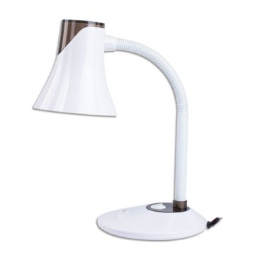 Светильник настольный SONNEN OU-607 на подставке цоколь E27 белый/коричневый 1/12 (Клиент)