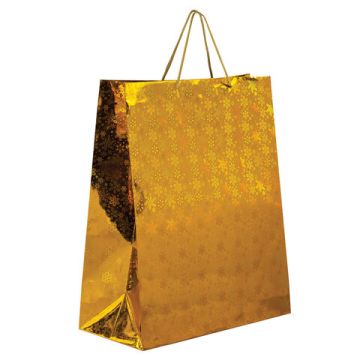 НГ Пакет подарочный бумажный (41х49х19) ГОЛОГРАФИЯ ассорти 1/12/72