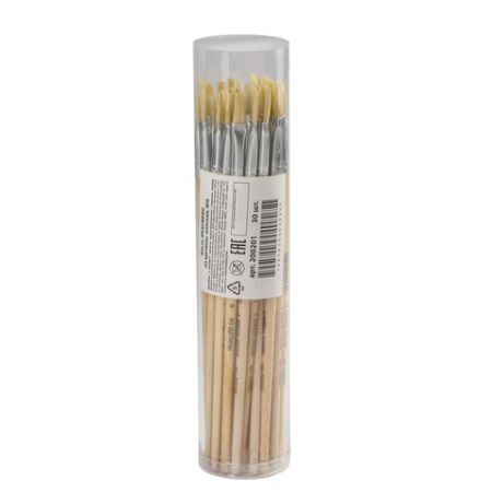 Кисть щетина плоская №6 BRAUBERG 1/30 (Клиент)