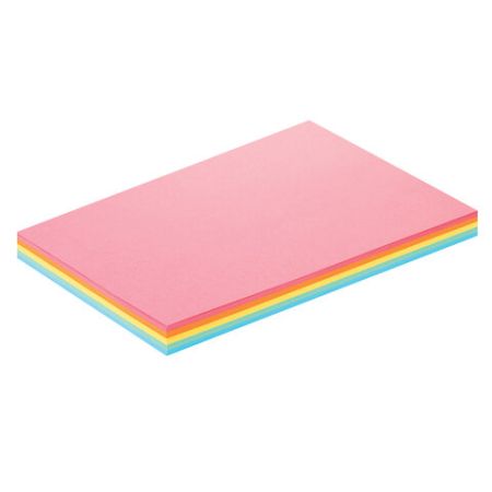 Бумага цветная BRAUBERG А4 80г/м 100 л (5цв.х20л) медиум для офисной техник 1/10