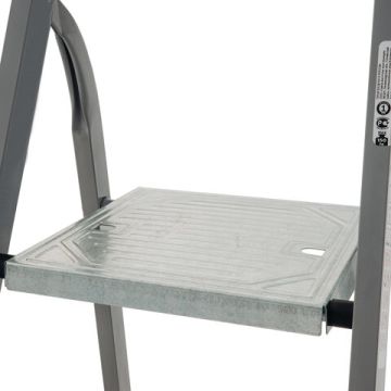 Стремянка 6 ступеней сталь/алюминий до 150кг НОВАЯ ВЫСОТА 1/1 (Клиент)