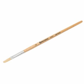 Кисть щетина плоская №6 BRAUBERG 1/30 (Клиент)