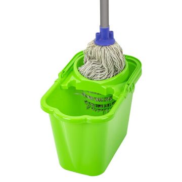 Ведро с отжимом 9,5л для МОП пластиковое IDEA М 2421 1/15 (клиент)