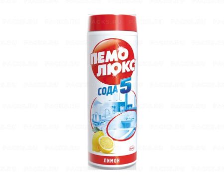Средство чистящее порошок 480г Пемолюкс Сила-5/ Сода-7 Лимон 1/16