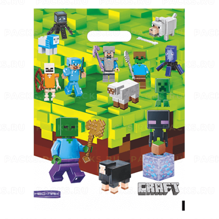 Пакет с вырубной ручкой (30х40)-60 Майн Крафт Нео-Пак 25/1000