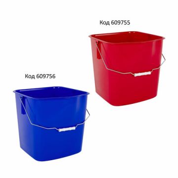 Ведро 25л синее для уборочных тележек универсальное 1/5 (Клиент)