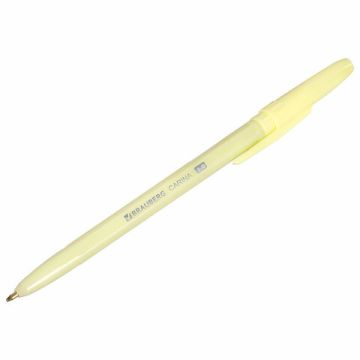 Ручка шариковая синяя узел 1мм линия 0,5мм РОССИЯ CARINA 1/36