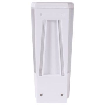 Диспенсер для жидкого мыла ЛАЙМА наливной 0,38 л ABS белый (матовый) 1/50 (Клиент)