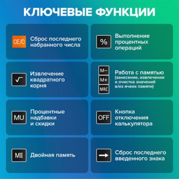 Калькулятор настольный BRAUBERG EXTRA-12-BK (206x155мм) 12 разрядов двойное питание 1/20