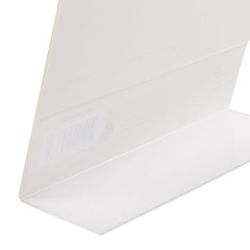 Подставка для рек. матер. BRAUBERG А4 верт.210х297мм, настол, одностор, оргстекло, в паке (Клиент)