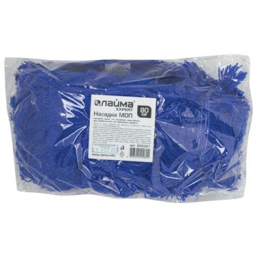 Насадка МОП для швабры-рамки 80х14см ЛАЙМА EXPERT плоская, карманы, акрил, ворс 5см 1/50 nelK