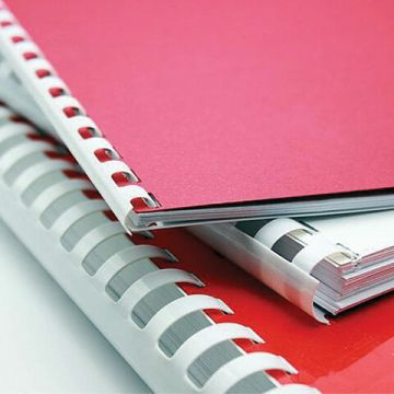 Пружины пласт. д/переплета BRAUBERG, КОМПЛЕКТ 50шт, 22 мм (для сшивания 151-180л), белые, 1/10