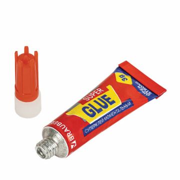 Клей моментальный (суперклей) BRAUBERG, 3г, ПРОЧНЫЙ, отрывная мультикарта, 605566