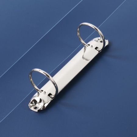 Папка на 2 кольцах STAFF 40мм синяя до 300 листов 0,5мм 1/5/10 (клиент)