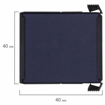 Штемпельная подушка синяя 40х40мм сменная для TRODAT 4924, 4940, 4724, 4740 6/4924 1/10 nelK