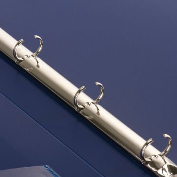 Папка на 4 кольцах EXTRA BRAUBERG 25мм синяя 0,7мм 1/30 (Клиент)