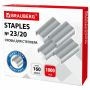Скобы №23/20 1000шт на 160л BRAUBERG 1/5/100