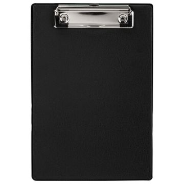 Доска-планшет с прижимом А5 15,8х23см картон/ПВХ черная STAFF 1/48 (клиент)