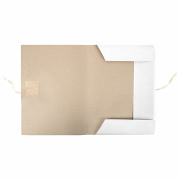Папка для бумаг на завязках картон STAFF, гарант. пл. 220 г/кв.м.  до  200 листов 1/200 (клиент)