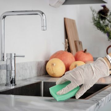 Губка для посуды (10шт) Офисмаг MAXI поролон/абразив (в27хш96хг64мм) 1/36