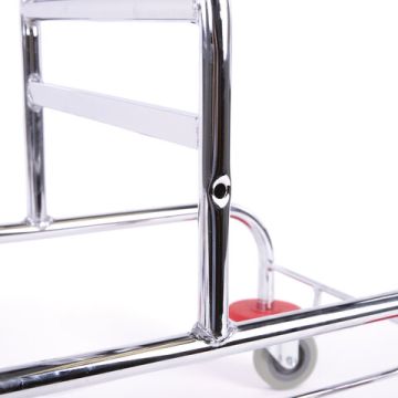 Тележка уборочная BRABIX 2 съемных ведра 15л мех. отжим корзина держатель для мешка  поддон (клиент)