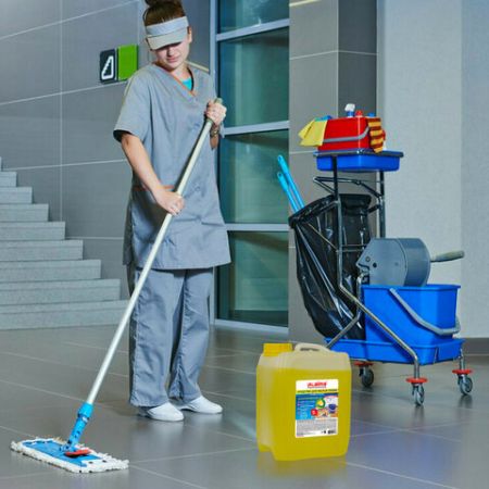 Средство жидкое 5л для мытья полов  ЛАЙМА PROFESSIONAL концентрат, Лимон1/4 (клиент)