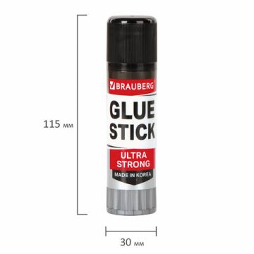Клей-карандаш 36г усиленная формула BRAUBERG 1/12/360