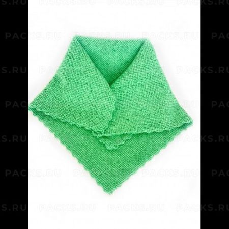 Салфетка микрофибра (29х29) универсальная зеленая ULTRA в вак. упак КП 1/200/800 