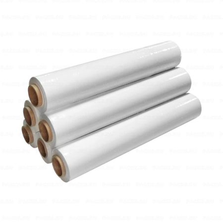 Пленка стретч (стрейч) 500х20мкм белая (2,0) 1/6