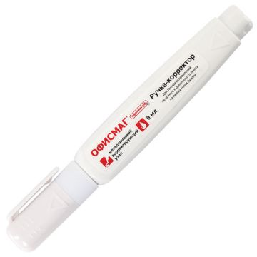 Корректор-ручка 9 мл метал. наконечник ОФИСМАГ 1/12