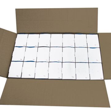 Чехол для обуви бахилы для аппаратов в кассете (100пар) 50х14 см 30 мк 4 г ПВД 1/21 (клиент)