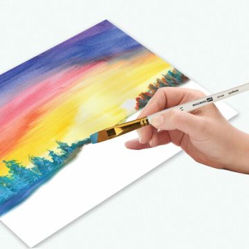 Кисти 15шт синтетика+мастехин в пенале BRAUBERG ART DEBUT 1/50 (Клиент)