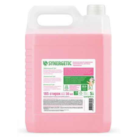 Кондиционер-ополаскиватель для белья 5л SYNERGETIC Аромамагия гипоаллергенный концент 1/1 (клиент)