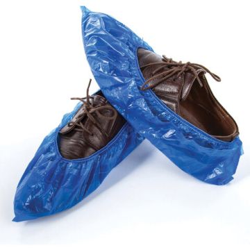 Чехол для обуви бахилы ЛАЙМА СВЕРХПРОЧНЫЕ (300пар)40х14 100мкм двойная резинка 1/6 (Клиент)