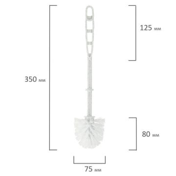 Ерш для унитаза IDEA Блеск с подставкой, угловой 1/20 (клиент)