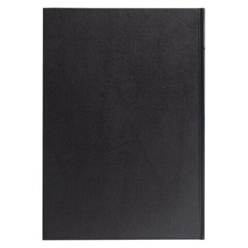 Книга учета 96л 200х290мм клетка  бумвинил черная BRAUBERG 1/10
