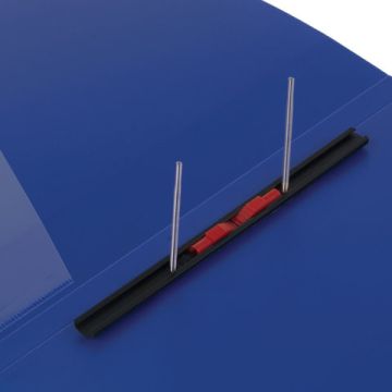 Папка с мет. скоросш. и внут. карм. BRAUBERG Contract, синяя, до 100 л, 0,7мм,бизнес-клас 1/30