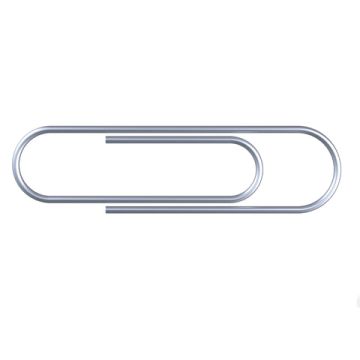 Скрепки 28мм 100шт оцинкованные эконом STAFF 1/144