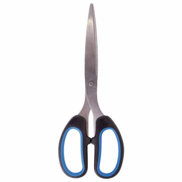 Ножницы 205мм метал черно-синие вставки европодвес Classic Brauberg 1/12/144