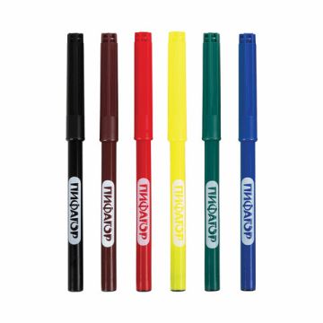 Фломастеры 06цв вентилируемый колпачок Пифагор Единорог 1/24/288