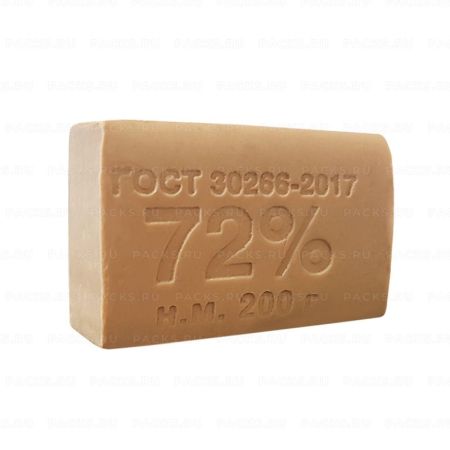 Мыло хозяйственное 200гр 72% Калужский МЗ 1/60
