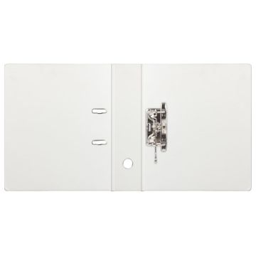 Папка-регистратор А4 70мм BRAUBERG  с двухсторонним покрытием из ПВХ , белая 1/20