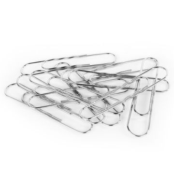 Скрепки 78мм 50шт оцикованные гофрированные BRAUBERG 1/10/100 (Клиент)