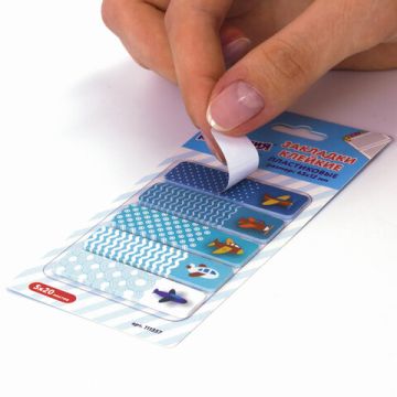 Закладки клейкие пластиковые 45х12мм 5цв х20л ассорти ЮНЛАНДИЯ Полет 1/30 (вывод)