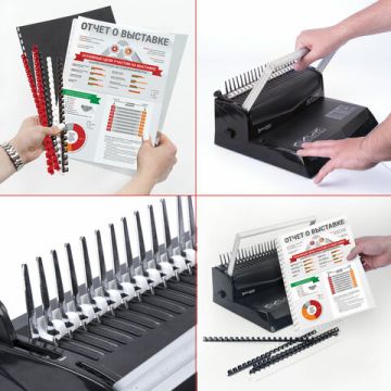 Пружины пласт. д/переплета BRAUBERG, КОМПЛЕКТ 100шт, 14 мм (для сшивания 81-100л), синие