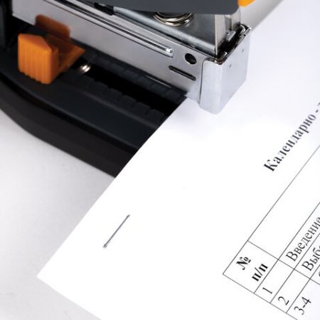 Скобы №24/6 1000шт до 30л BRAUBERG 1/10