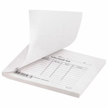 Бланк Товарный чек (100) 1/40