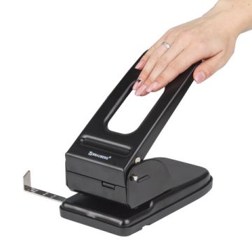 Дырокол на 60листов металлический мощный черный Style Brauberg 1/12